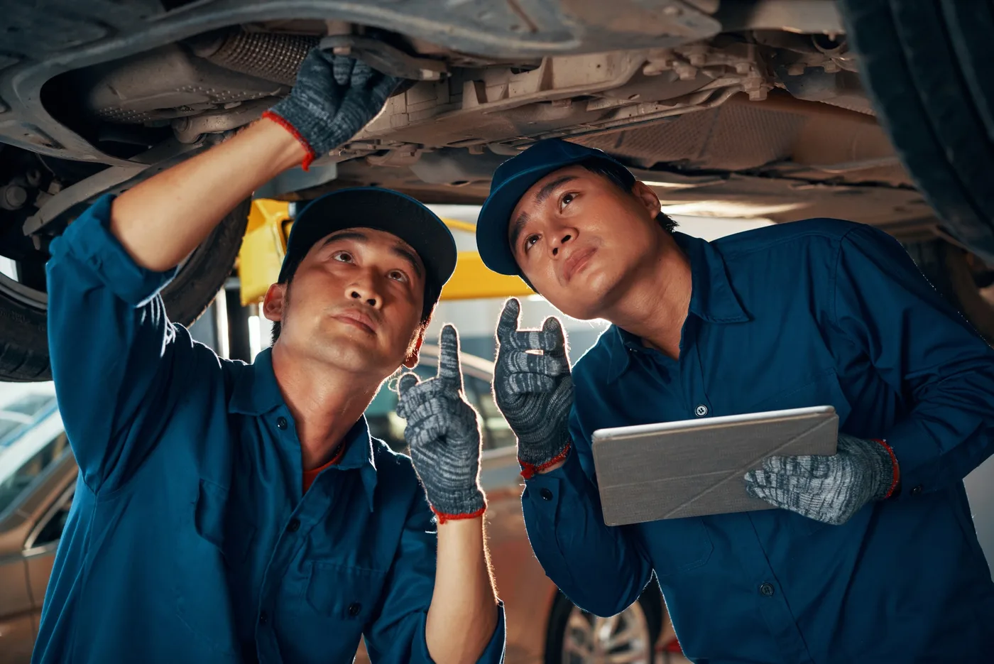 Vehicle suspension inspection
